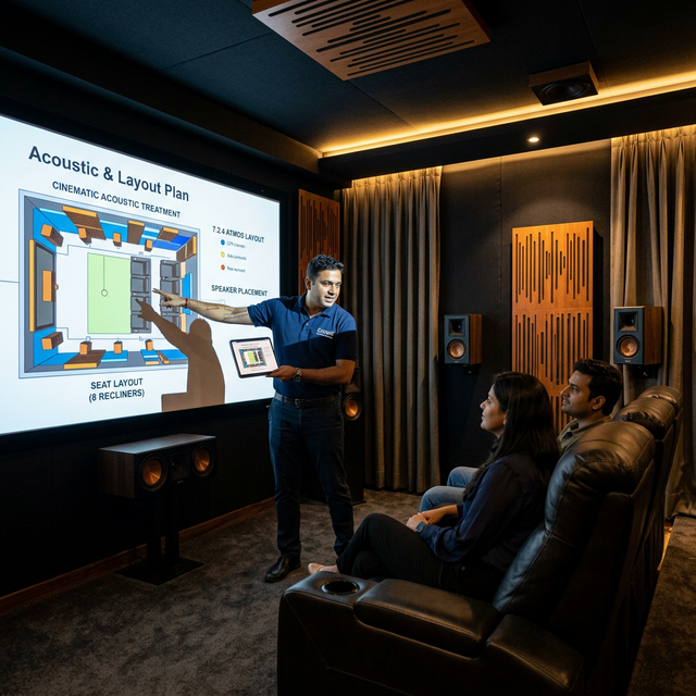 Home Theatre Design & Consultation by Synchronos Solutions