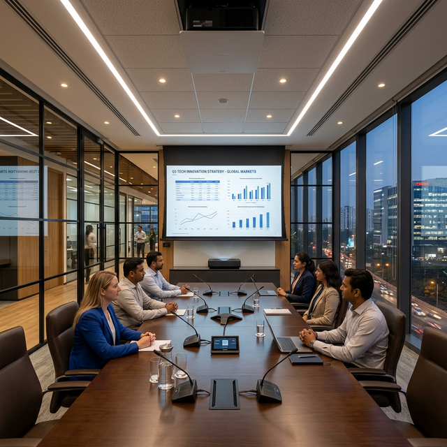 AV Systems for Conference Rooms by Synchronos Solutions