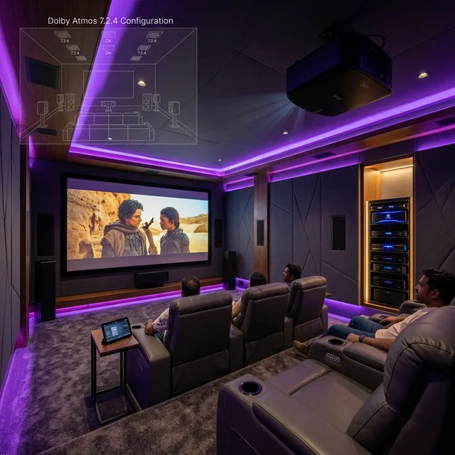 Home Theatre & Cinema by Synchronos Living
